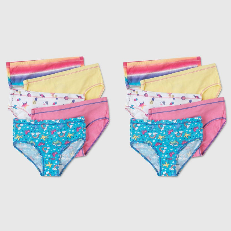 Hanes Premium Girls' 5+5 Bonus Pack Briefs - 8
