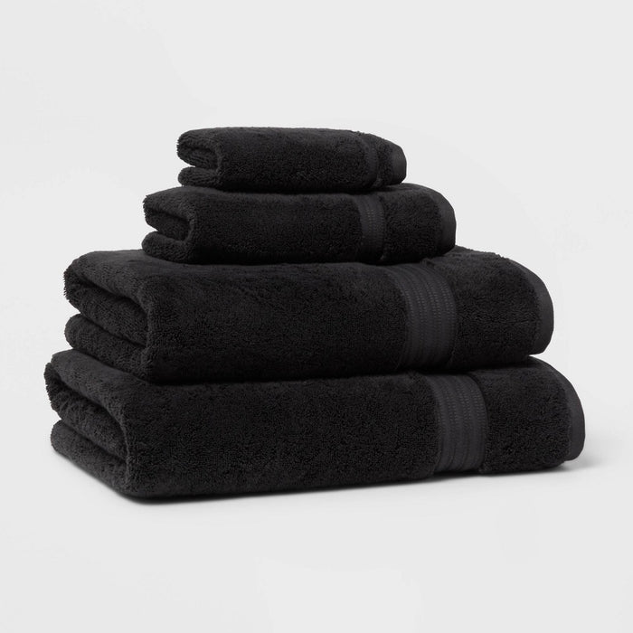 Bath Towel Black - Total Fresh (LOCAL PICKUP ONLY)