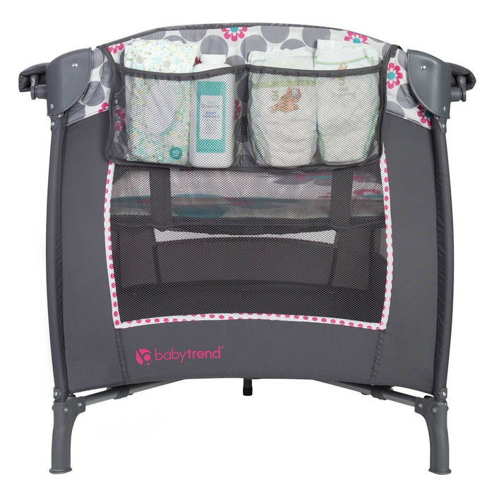 Baby Trend Lil Snooze Deluxe II Nursery Center - Daisy Dots (LOCAL PICKUP ONLY)