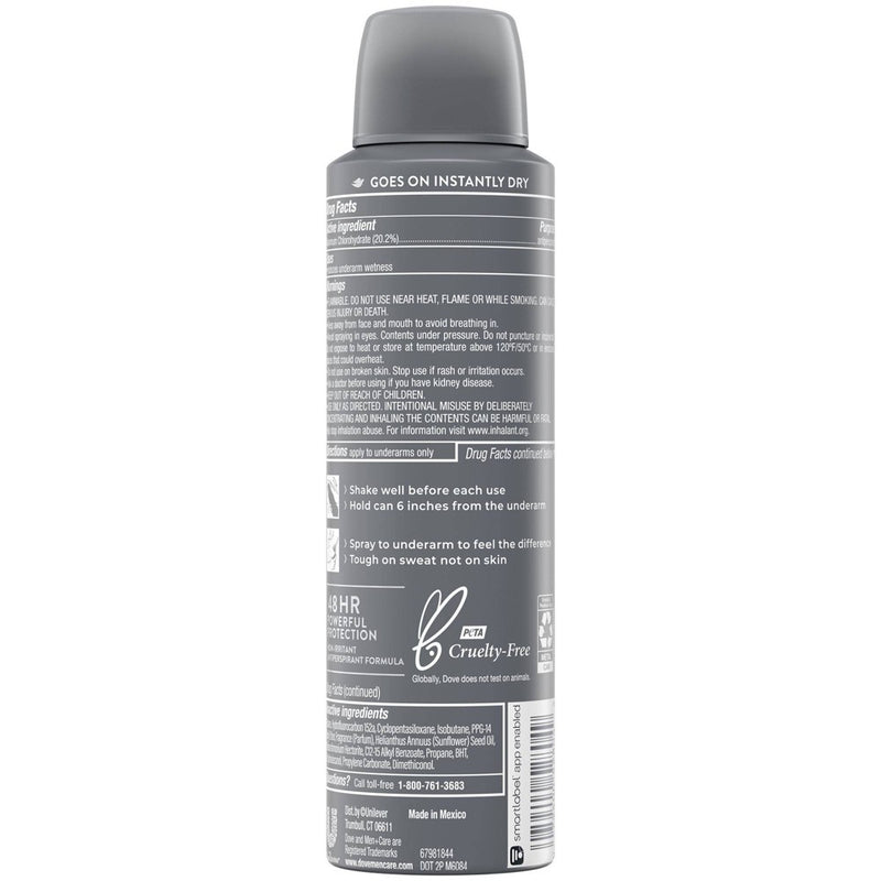 Dove Men+Care Cool Fresh 48-Hour Antiperspirant & Deodorant Dry Spray - 3.8oz