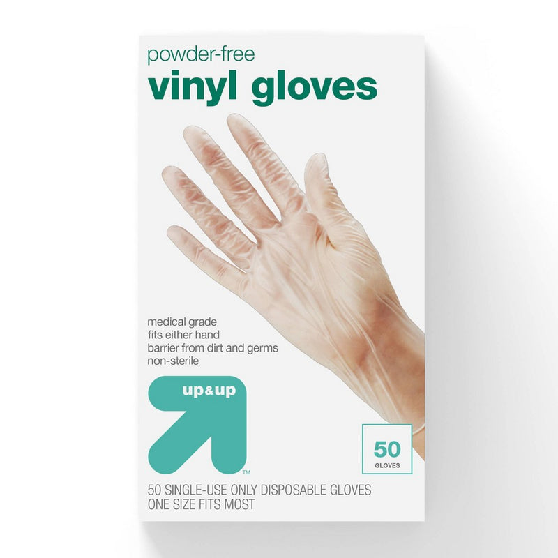 Vinyl Exam Gloves - 50ct - up & up