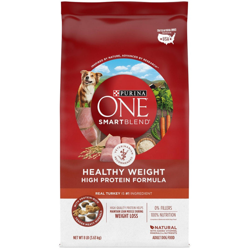 Purina ONE SmartBlend High Protein Healthy Weight Adult Dry Dog Food - 8lbs