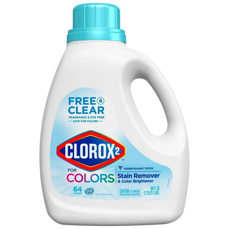 Clorox 2 for Colors - Free & Clear Stain Remover and Color Brightener - 88oz