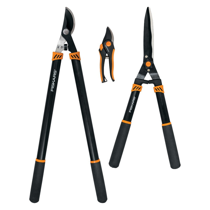 Fiskars 3pc Tree & Shrub Care Set (LOCAL PICKUP ONLY)