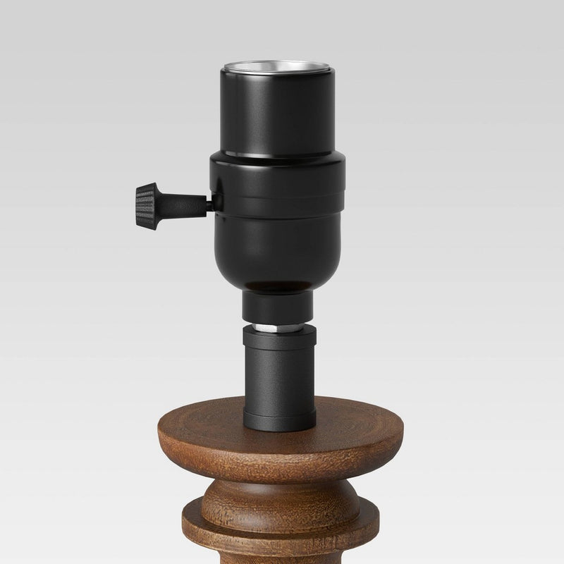 Small  LED Lamp Base Brown (Includes Energy Efficient Light Bulb) - Threshold