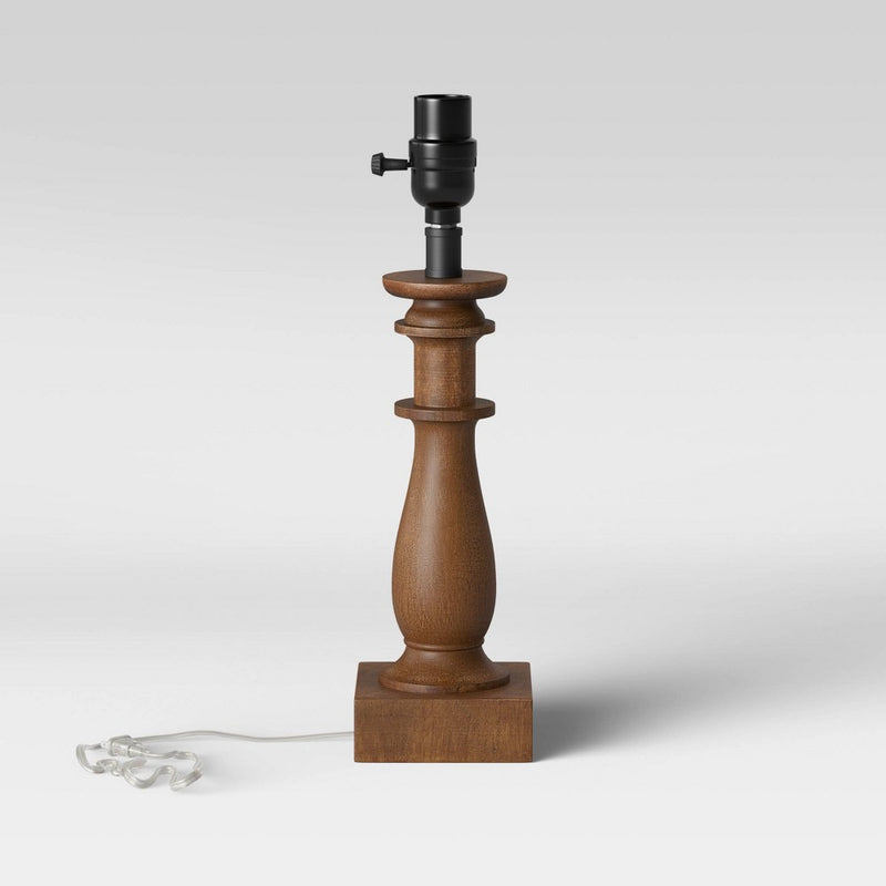Small  LED Lamp Base Brown (Includes Energy Efficient Light Bulb) - Threshold