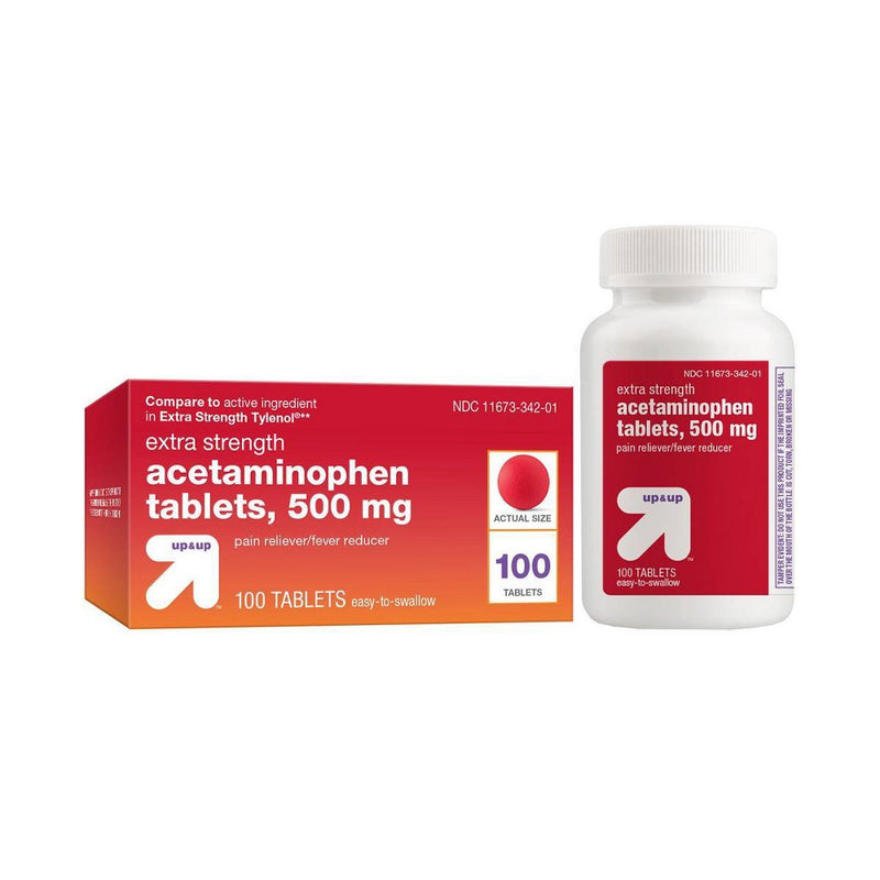 Acetaminophen Pain Relief Coated Tablets - 100ct - up & up