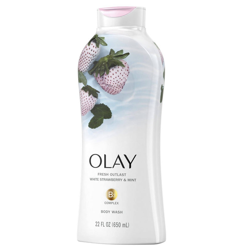 Olay Fresh Outlast Body Wash White Strawberry & Mint - 22 fl oz