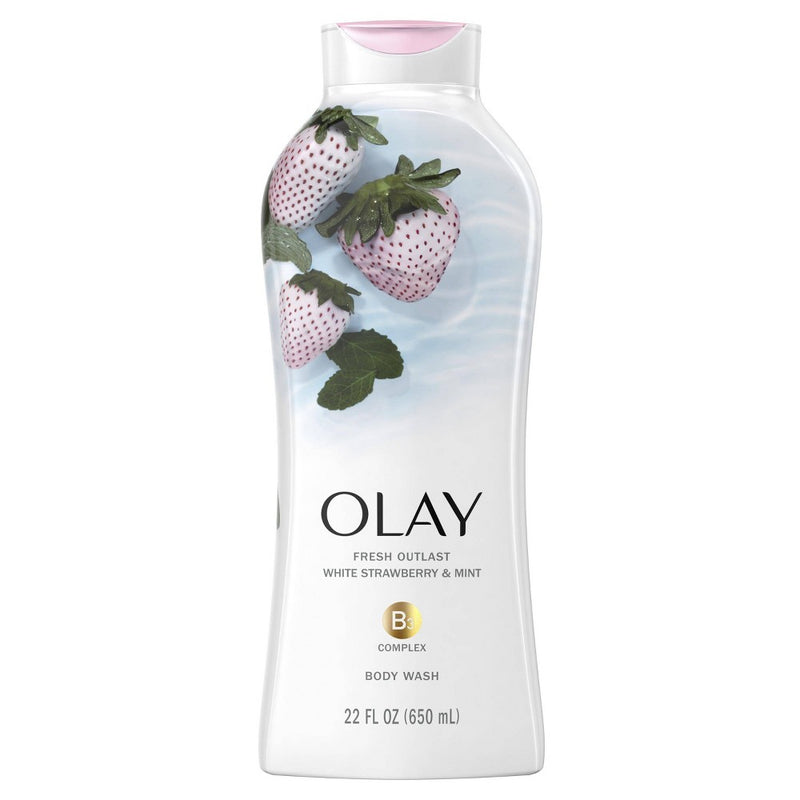 Olay Fresh Outlast Body Wash White Strawberry & Mint - 22 fl oz