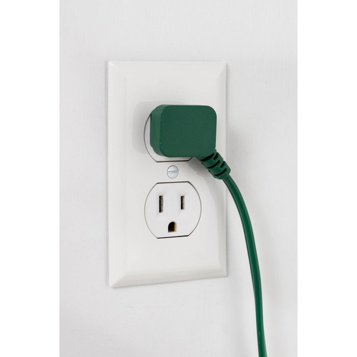Philips 6' 3-Outlet Polarized Extension Cord Indoor Green