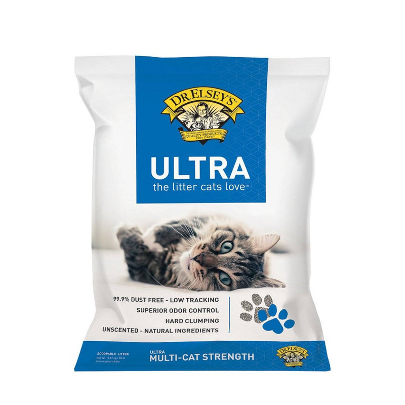 Dr. Elsey's - Ultra Unscented Cat Litter - 35lb (LOCAL PICKUP ONLY)