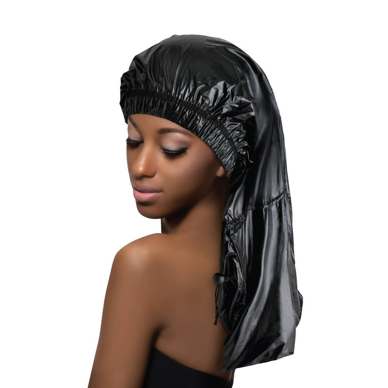 Annie Max Jumbo Braid Shower Cap - Black