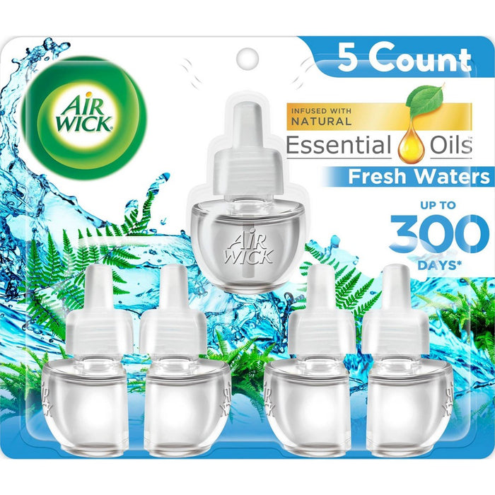 Air Wick Scented Oil Refill, Fresh Waters, 5 refills
