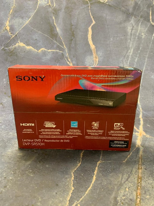 Sony 1080p Upscaling DVD Player - Black (DVPSR510H) *BRAND NEW*