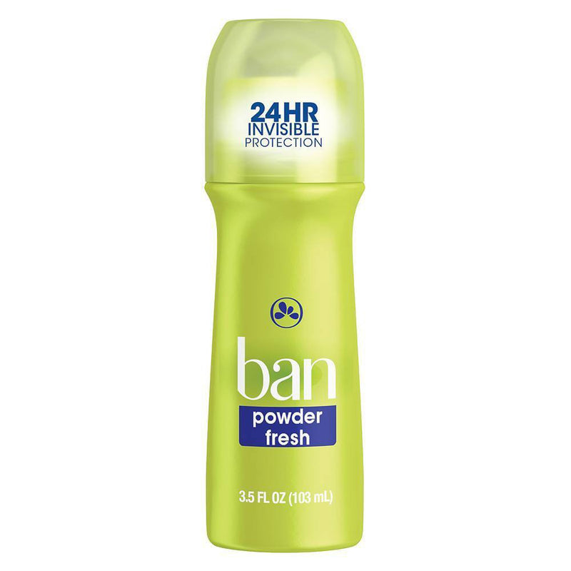 Ban Roll-On Powder Fresh Antiperspirant & Deodorant - 3.5oz