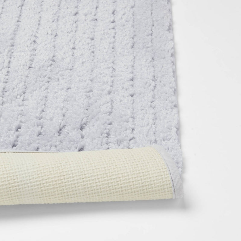 2pk Quick Dry Bath Rug Set Light Gray - Threshold