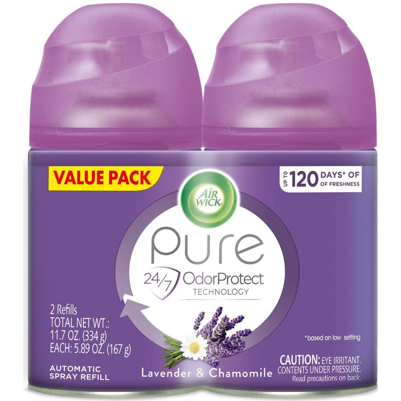 Air Wick Freshmatic Automatic Spray Air Freshener - Lavender and Chamomile Scent - Twin Refills - 6.17oz/2ct