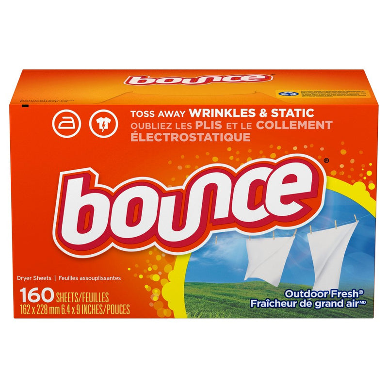 Bounce Outdoor Fresh Fabric Softener Dryer Sheets 160 ct