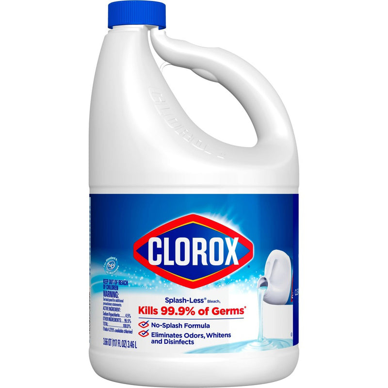 Clorox Splash-Less Liquid Bleach - Regular - 117oz