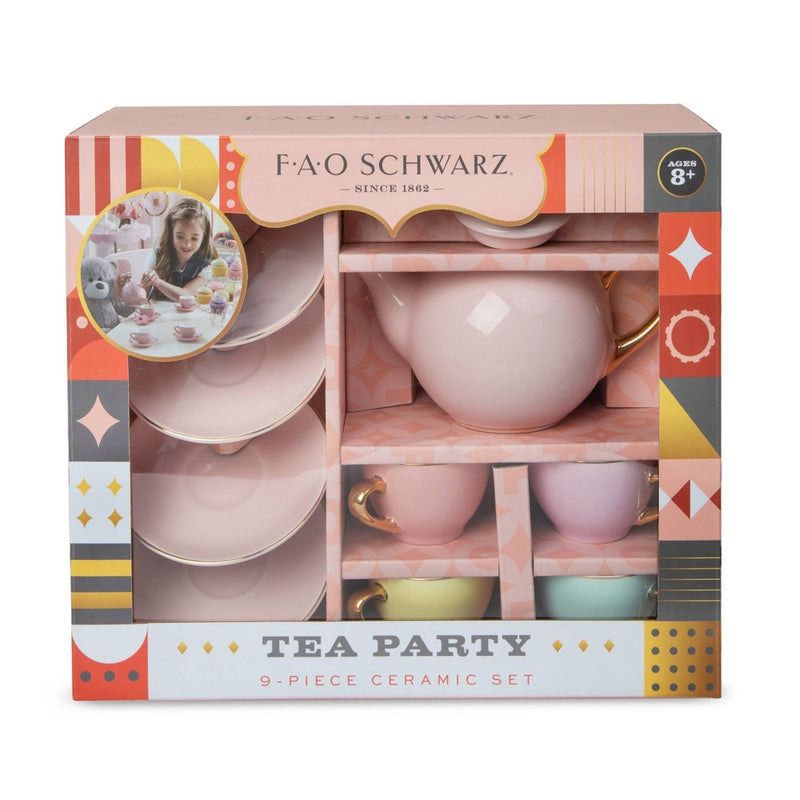 FAO Schwarz Ceramic Tea Party Set - 9pc