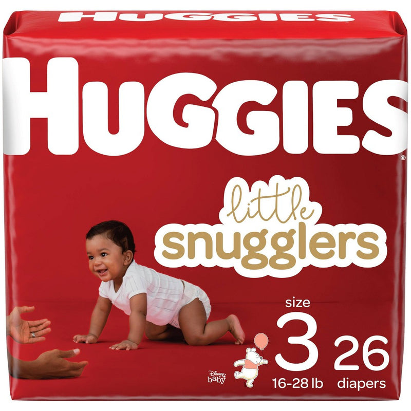 Huggies Little Snugglers Diapers Jumbo Pack - Size 3 (26ct)