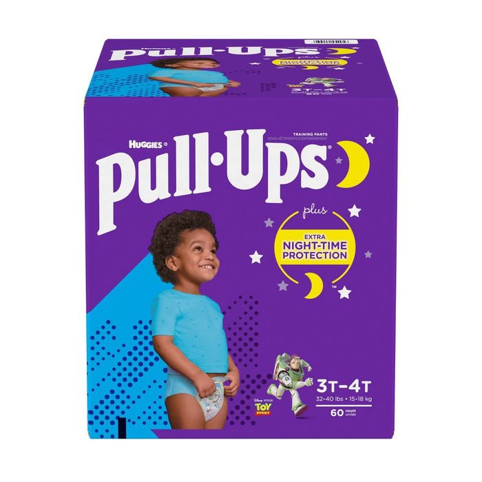 Huggies Pull Ups Boys' Night-Time Training Pants Super Pack - 3T-4T (60ct)525.*