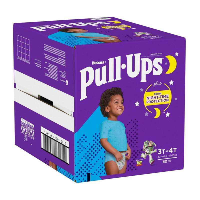 Huggies Pull Ups Boys' Night-Time Training Pants Super Pack - 3T-4T (60ct)525.*
