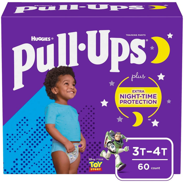 Huggies Pull Ups Boys' Night-Time Training Pants Super Pack - 3T-4T (60ct)525.*
