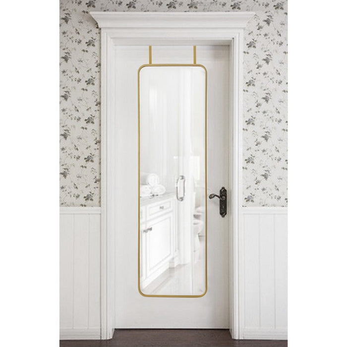 Over-the-Door Mirror Metal Brass - Project 62 (LOCAL PICKUP ONLY)