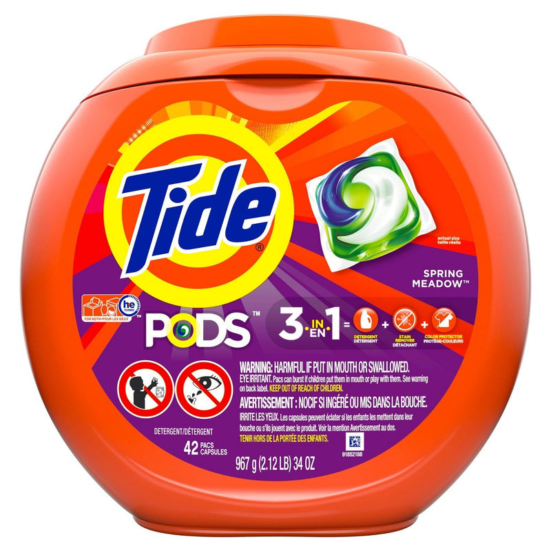 Tide Pods Laundry Detergent Pacs Spring Meadow - 42ct