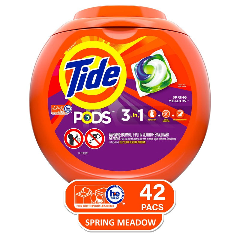 Tide Pods Laundry Detergent Pacs Spring Meadow - 42ct