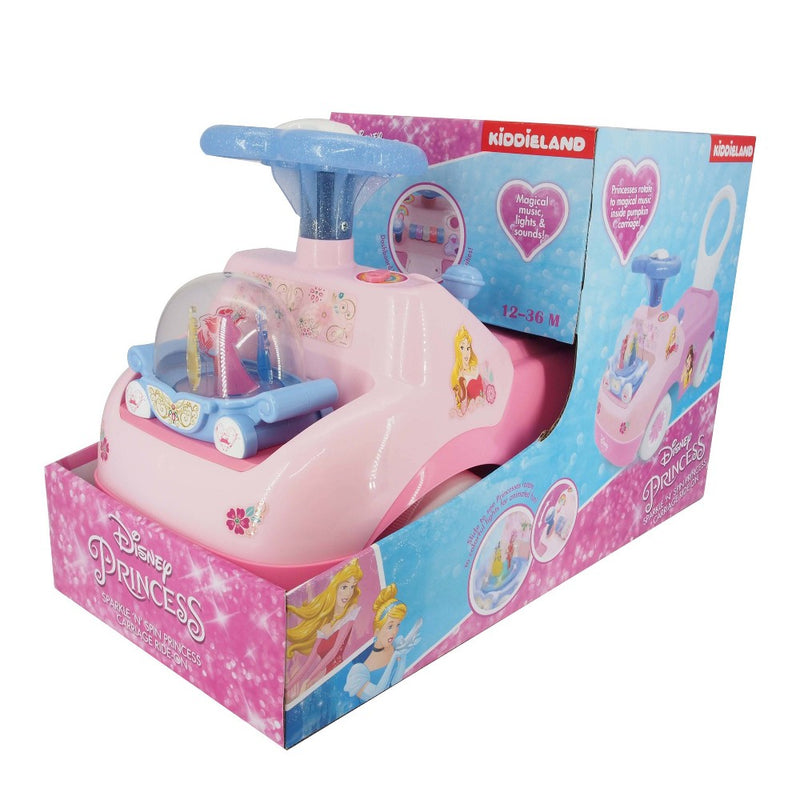 Kiddieland Disney Spark n Glow Princess Carriage Ride-On - Pink (LOCAL PICKUP ONLY)