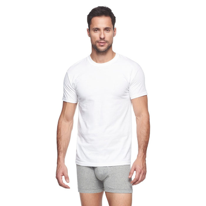Hanes Premium Men's 6pk Crew Neck T-Shirt - White M