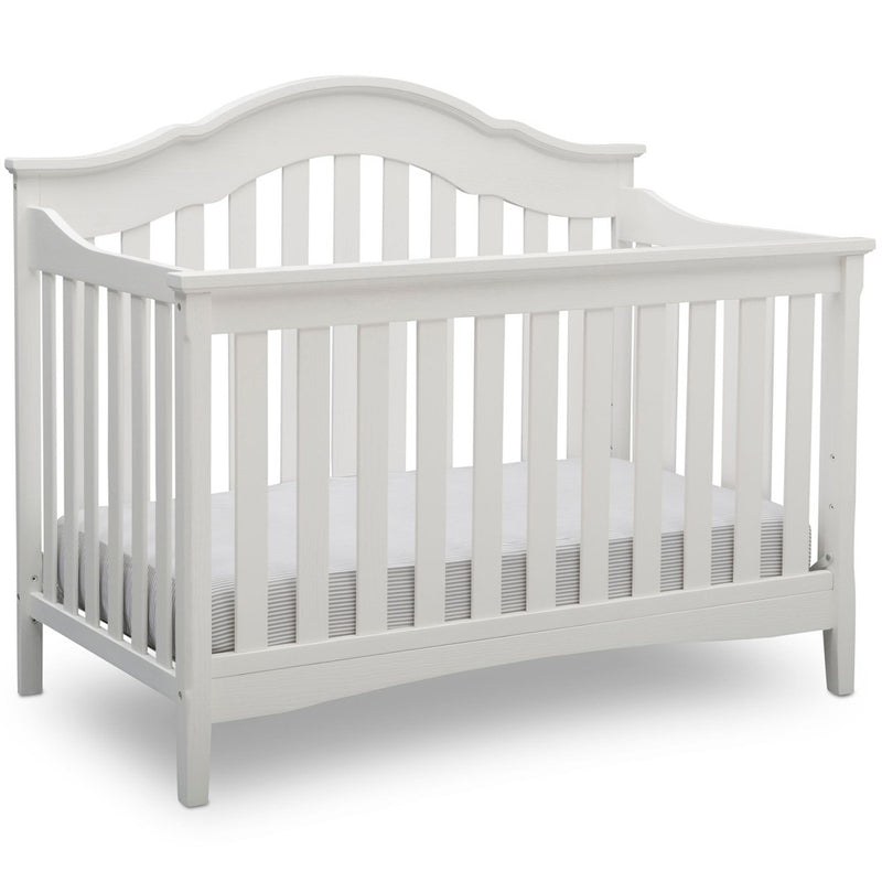 Delta Children Farmhouse 4-in-1 Convertible Crib - Textured White (LOCAL PICKUP ONLY)