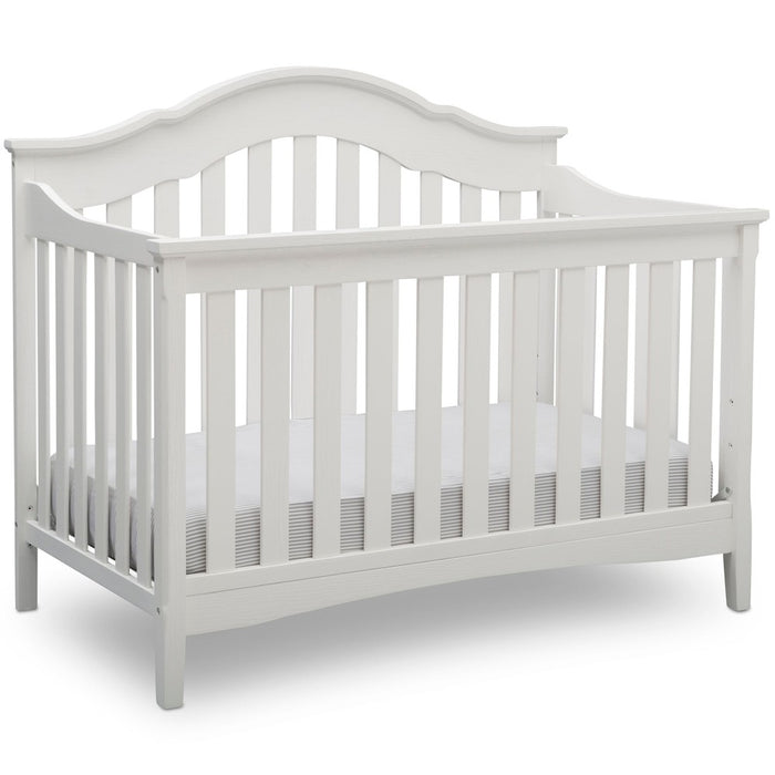 Delta Children Farmhouse 4-in-1 Convertible Crib - Textured White (LOCAL PICKUP ONLY)