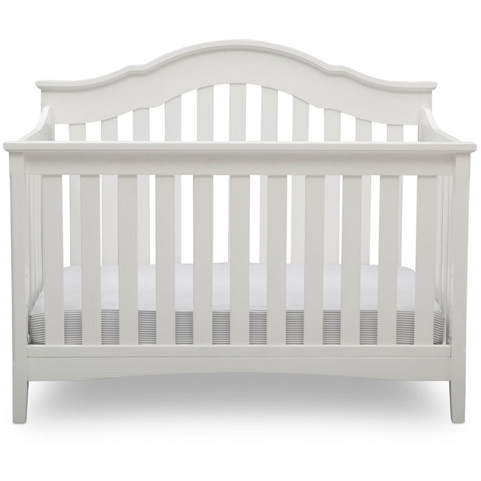 Delta Children Farmhouse 4-in-1 Convertible Crib - Textured White (LOCAL PICKUP ONLY)