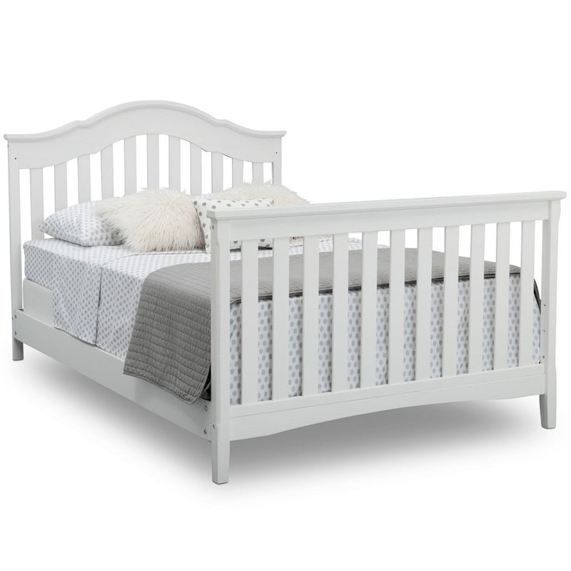 Delta Children Farmhouse 4-in-1 Convertible Crib - Textured White (LOCAL PICKUP ONLY)