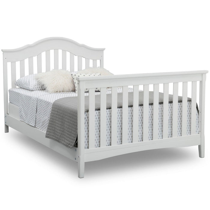 Delta Children Farmhouse 4-in-1 Convertible Crib - Textured White (LOCAL PICKUP ONLY)