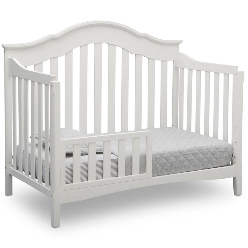 Delta Children Farmhouse 4-in-1 Convertible Crib - Textured White (LOCAL PICKUP ONLY)