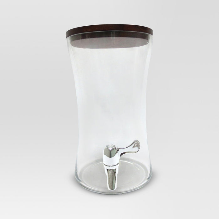 6L Glass Beverage Dispenser with Acacia Lid - Threshold