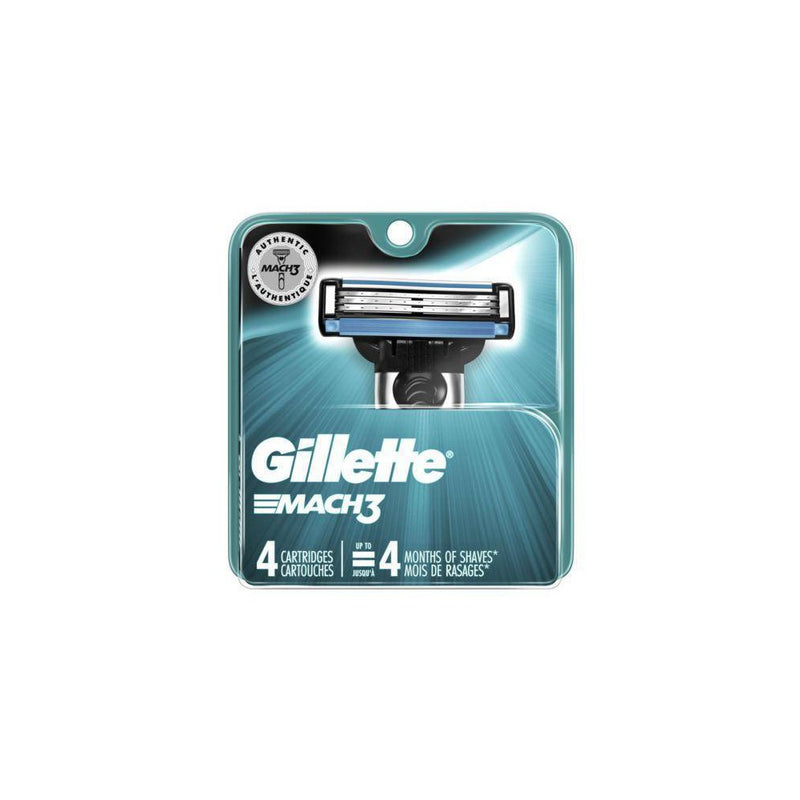 Gillette Mach3 Men's Razor Blade Refills - 4ct