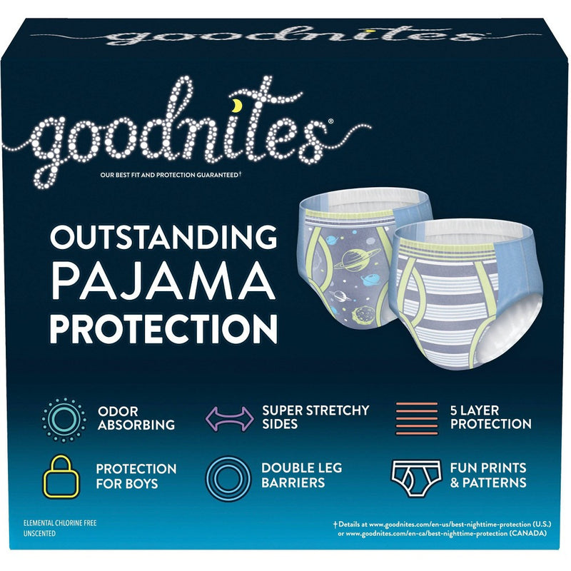 GoodNites Boys' Nighttime Bedwetting Underwear - L/XL - 34ct