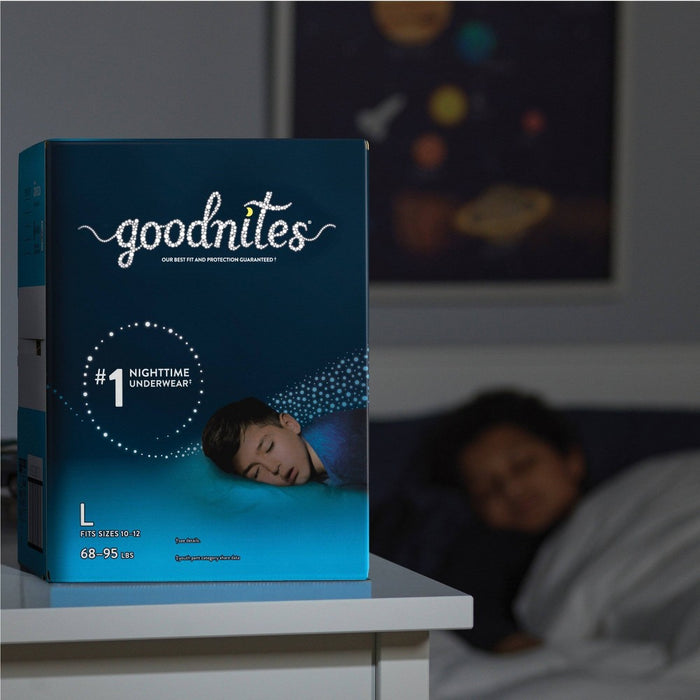 GoodNites Boys' Nighttime Bedwetting Underwear - L/XL - 34ct