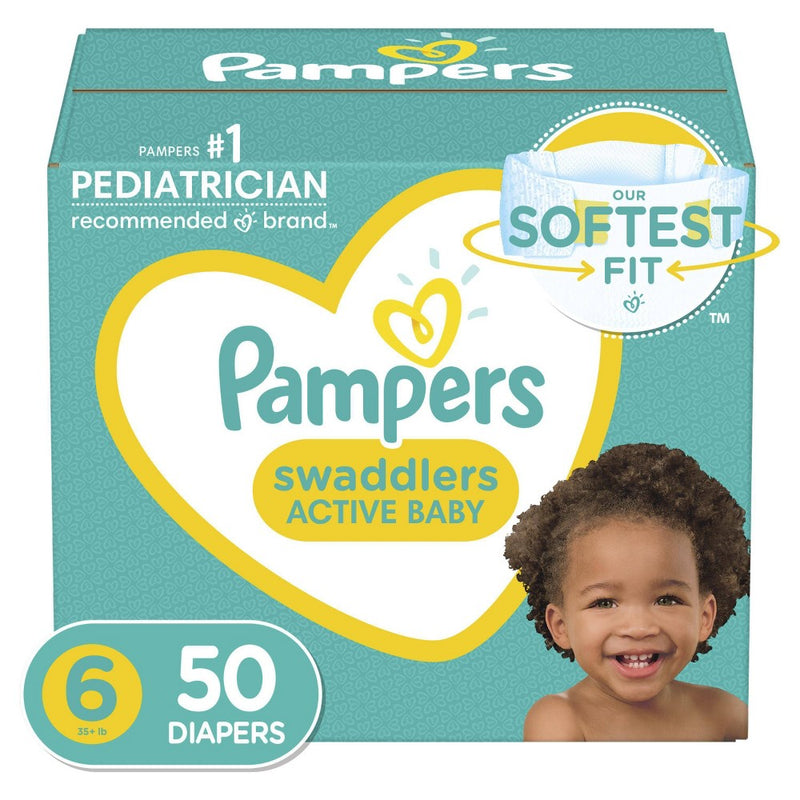 Pampers Swaddlers Disposable Diapers Super Pack - Size 6 (50ct)