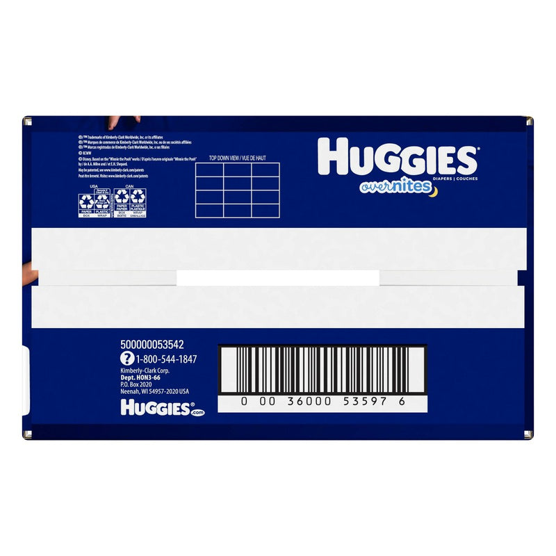 Huggies Overnites Nighttime Diapers Super Pack - Size 3 (66ct)