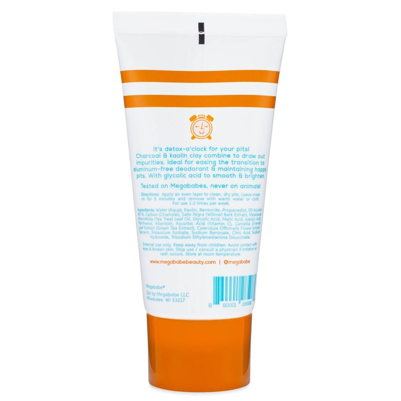 Megababe Happy Pits Detoxifying Underarm Mask - 3 fl oz