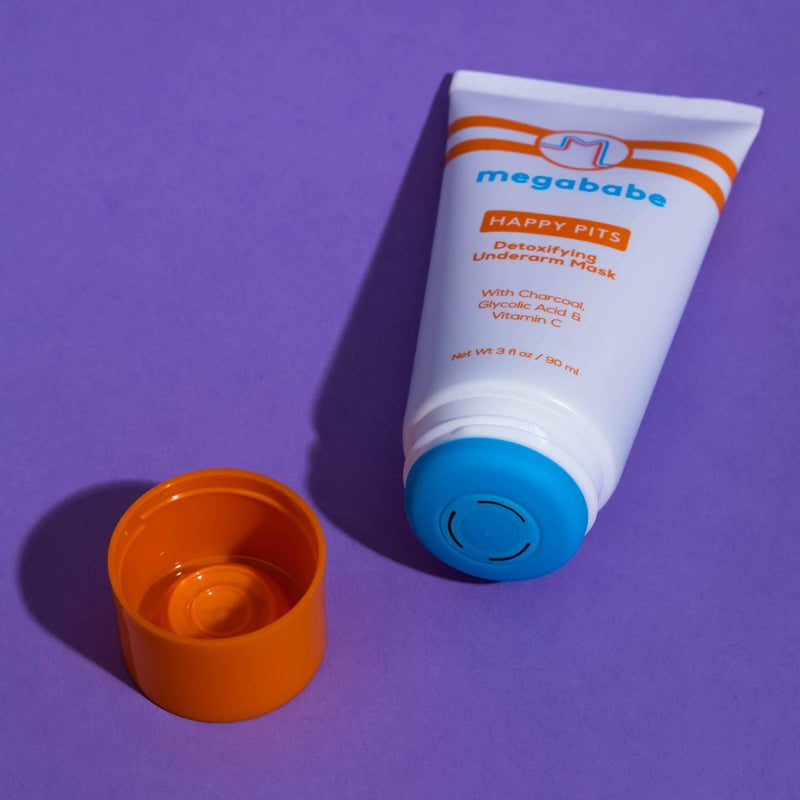 Megababe Happy Pits Detoxifying Underarm Mask - 3 fl oz