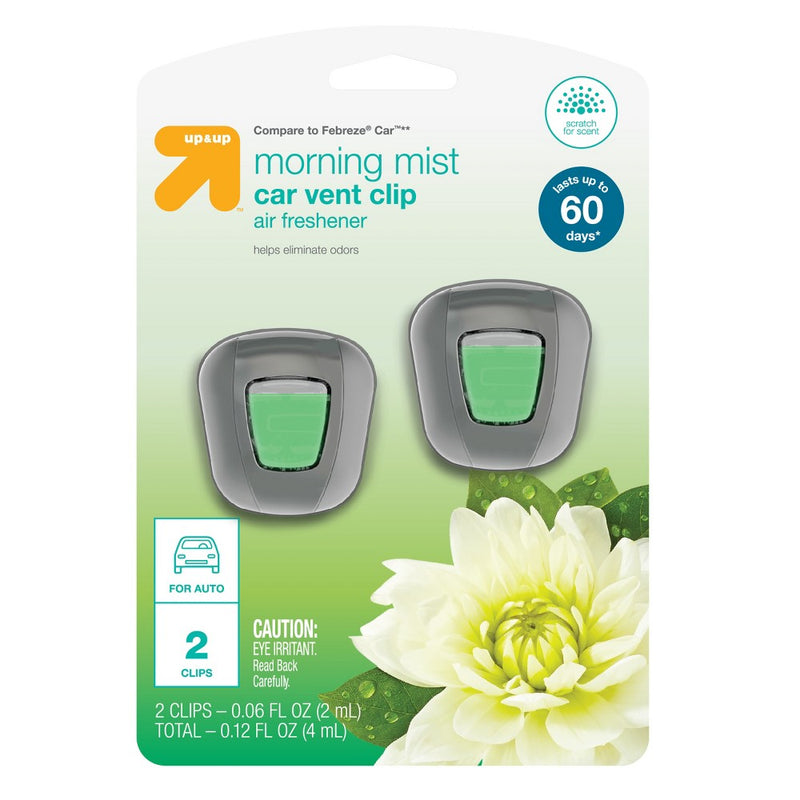 Morning Mist Car Vent Air Freshener - 2pk - up & up