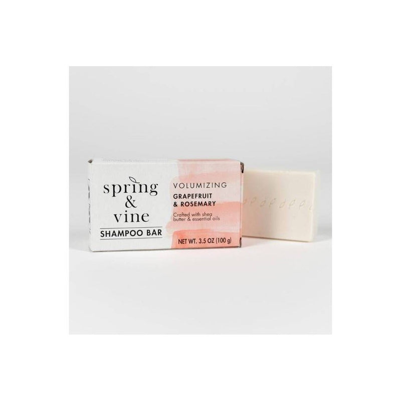 Spring & Vine Grapefruit & Rosemary Volumizing Shampoo Bar - 3.5oz
