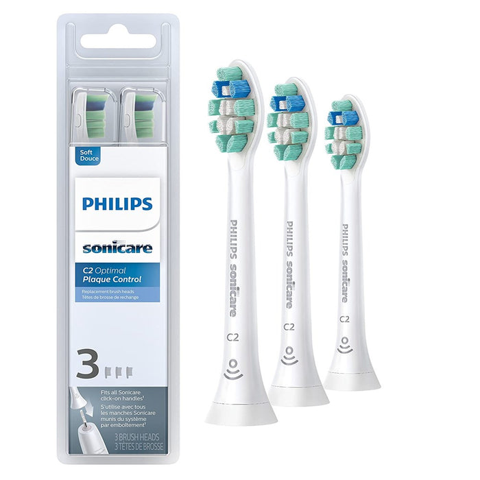 Philips Sonicare Plaque Control Replacement Electric Toothbrush Head - 3ct